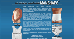 Desktop Screenshot of manshape.com